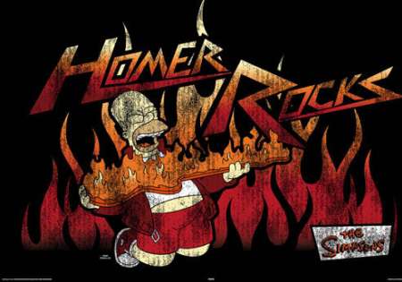 Simpsons - homer rocks - P136